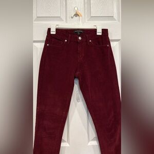 Banana Republic Deep Red Corduroy Trousers